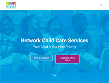 Tablet Screenshot of networkchildcare.com